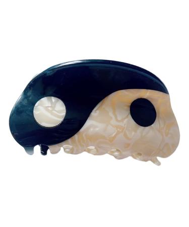 Hair Accessories Yin Yang Hair Clips For Girlfriend Punk Goth Vintage Hairpins Hair Embellishments Aesthetic Presents Large S Large Black