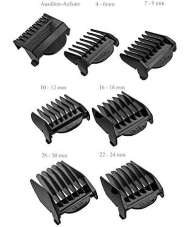 MTEC RFC-688B Professional Hair Clipper Set | 7 Attachments LED Display & Titanium Head | International Shipping Available - Buy Online on GoSupps.com