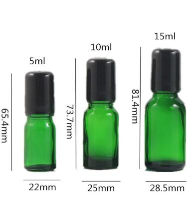 XD Essential Oil Roll-On Bottle 15ml Refillable Glass Roller for Travel & Home Use | Best for Essential Oils - Buy Online on GoSupps.com