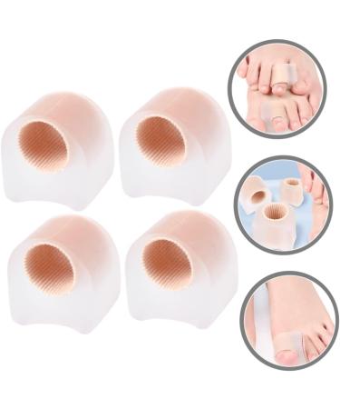 Unomor Silicone Toe Sleeves - 2 Pairs for Men | Toe Splitter & Bunion Guard Shield | Nylon Reusable Toe Spacers - Male | 2.7x2.2cm - Buy Online on GoSupps.com