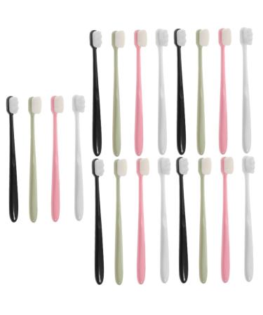 Minkissy 20 Stk soft toothbrush actually travel toothbrush toothbrush-toothbrush set geneholden dental brushes travel toothbrushes gift ideas toothbrush set adult small toothbrush child pp