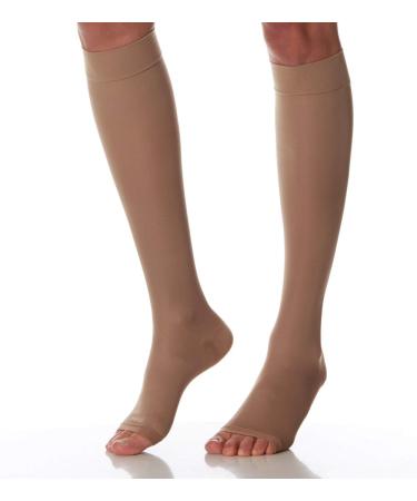 Scudotex Microfiber K2 open toe beige size 6-1 piece