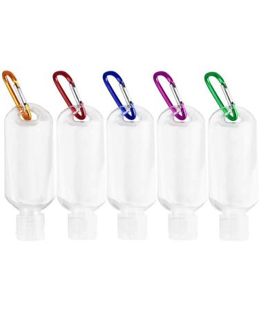 Ulife Mall 8-Piece 50ml Portable Travel Bottles Set - Empty Flip-Cap Bottles for Easy Travel | International Shipping - Buy Online on GoSupps.com