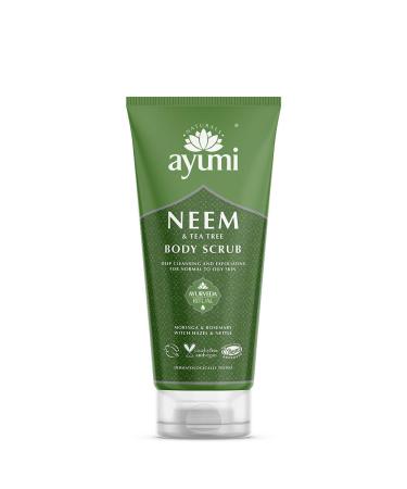 Ayumi Neem & Tea Tree Body Scrub. Vegan Cruelty-Free Dermatologically-Tested 1 x 200ml 1 piece (1 pack)