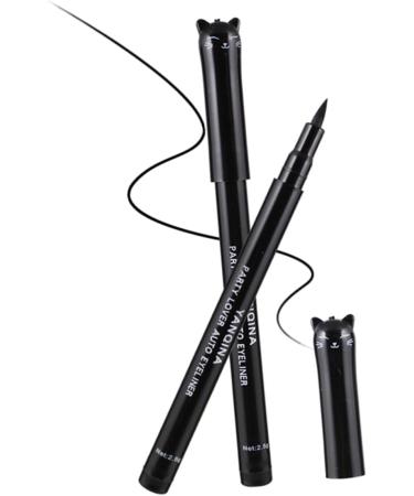 FOMIYES 2pcs Waterproof Eyeliner Pencil Makeup Eyeline Pencil Three-dimensional Liquid Eyeliner 1 count (Pack of 1) Blackx2pcs - Buy Online on GoSupps.com