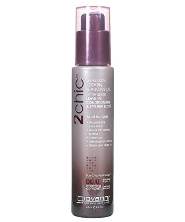 Giovanni 2chic Ultra-Sleek Leave-In Conditioning & Styling Elixir 4 fl oz Liquid