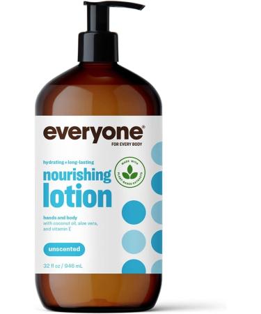 EO Essential Oil Products Everyone Lotion Unscented -- 32 fl oz - 2pc