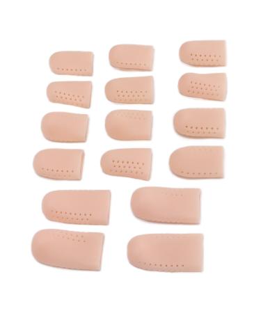 16pcs Toe Caps Breathable Gel Toe Caps for Men Women or Kids
