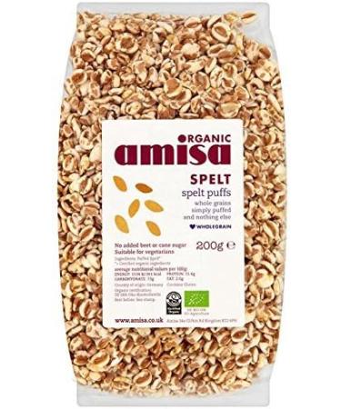 Amisa Organic Spelt Puffs - 6x200g - Buy Online on GoSupps.com