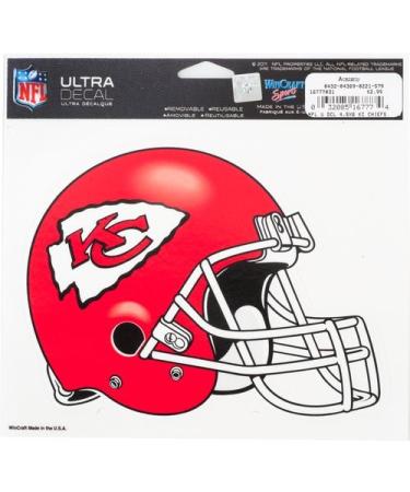 WinCraft NFL Kansas City Chiefs 16777031 Multi-Purpose Sticker 5" x 6"