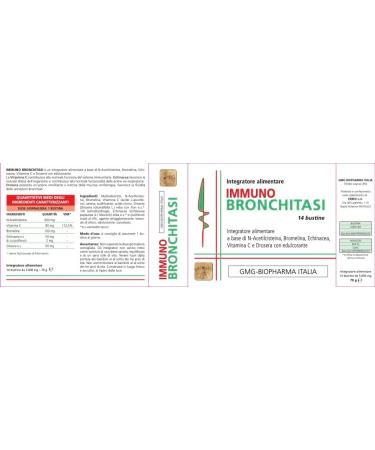  GMG BIOPHARMA ITALIA IMMUNO BRONCHITASI 14 sachets - Buy Online on GoSupps.com