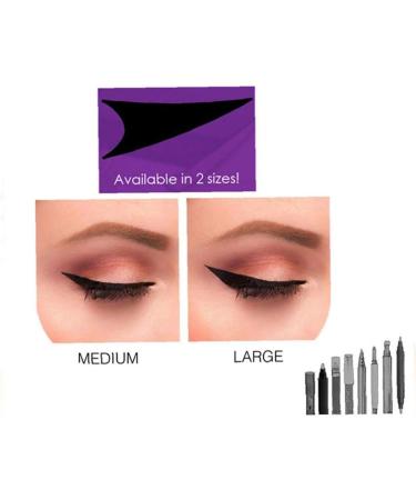 Silicone Eyeliner Mold & Lazy Eye Shadow Stamp - Perfect Crease Applicator & Seal Stamper | International Shipping Available - Buy Online on GoSupps.com