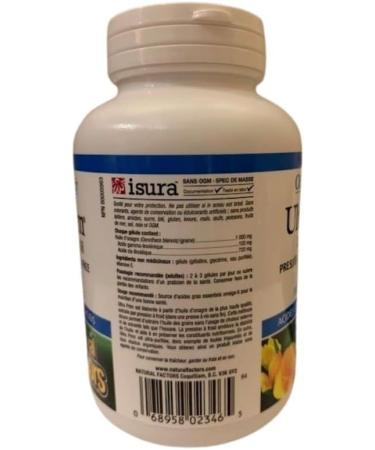 Natural Factors Ultra Prim - Evening Primrose Oil 1000 mg - 90 softgels - Buy Online on GoSupps.com