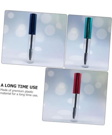 POPETPOP 10pcs Mascara Bottle Portable Round Funnels and Transfer Clear Empty Bottles Makeup Tools Eyelash - Buy Online on GoSupps.com