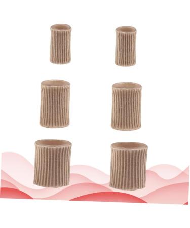 CLISPEED 6pcs Toe Tubes Sleeves Foot Toe Ecallus Sleeves Bunion Toe Separator Silicone Remover Silicone Gel Bunion Pads Fabric Toe Sleeves Shoe Toe Protector Toe Sleeves Silicone Corn - Buy Online on GoSupps.com