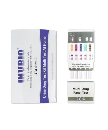 INVBIO 8 Pack-Urine Test 10 Panel Screening Home Test Kit
