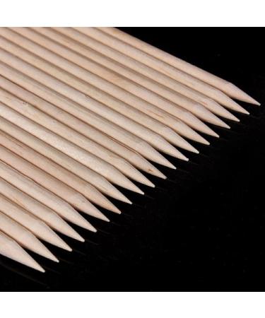 50pcs Wooden Sticks Nail Art Cuticle Pusher Remover - Multi-functional Manicure/Pedicure Tool - Buy Online on GoSupps.com