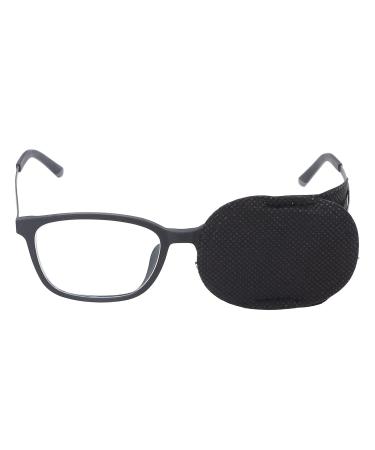 Buy Ultra-Soft Black Lazy Eye Patch Set | Medium Size Skin-Friendly & Breathable Flap for Strabismus | 6-Part International Shipping - Buy Online on GoSupps.com