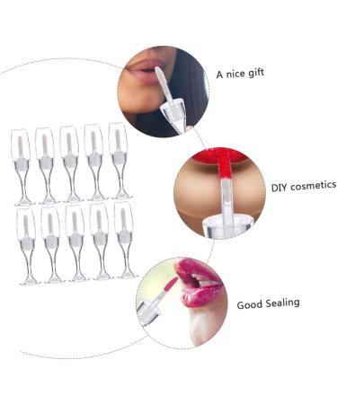 Ipetboom Ipetboom 10-Pack Refillable Mini Wine Glass Shaped Lip Gloss Bottles Sealed for Travel - Buy Online on GoSupps.com