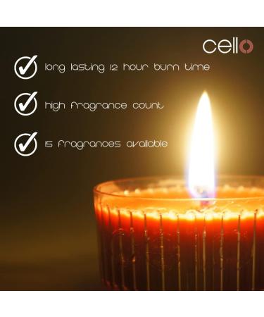 Cello Cinnamon Spice Scent Cup x3 - High Fragrance Tea Lights for Tealight Holders | Divine Scented Candle Melt Cups - Stunning Gifts for Women - Buy Online on GoSupps.com