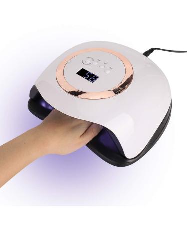 ZJchao 168 W UV Gel Led Nail dryer lamp manicure fast drying nail art light painless nail art hardening light nail lamp nail dryer (EU connector) UE connector