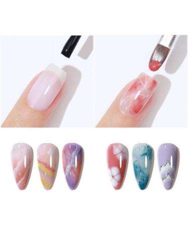 12ML Watercolor Paint Nail Art Blooming Liquid Gel Blossom Gradient Effect Polish Soak Off UV Nail Art Gel Painting Gel Makeup - (Color: 01) - Buy Online on GoSupps.com