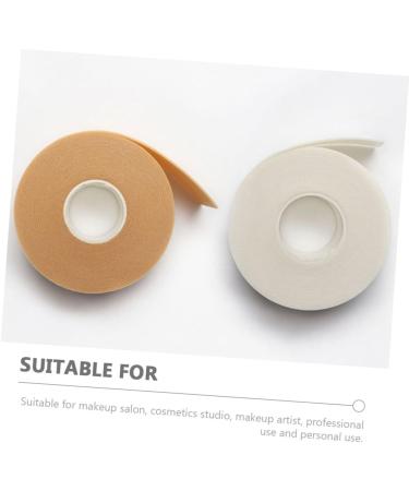 Angoily 10 Rolls Eyelash Tape Eyelash Grafting Tape Lash Tapes for Eyelash Mascara Tool Adhesive Fabric Lash Tape White Out Tape Makeup Adhesive Tape Foam Follow up - Buy Online on GoSupps.com