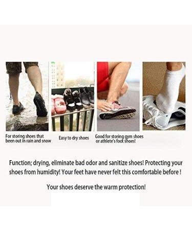 GOODTOP Shoe Sterilizer UV Dryer - 2 Pack Deodorant for Foot & Nail Fungus - Effective Shoe Drying & Sterilization - Buy Online on GoSupps.com