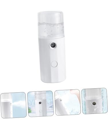 VINTORKY 1pc Hydrating Instrument Mini Face Steamer Mist Sprayer Facial Mister Face Abs White - Buy Online on GoSupps.com