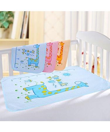 Yworld Eco Cotton Diaper Changing Pad | Waterproof & Breathable | Washable & Reusable Liners Mat - L (41X27.5 in) - Buy Online on GoSupps.com