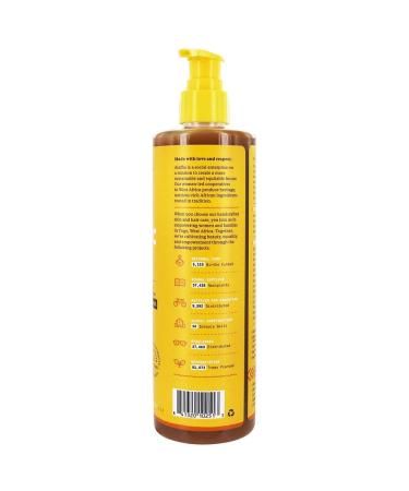 Authentic African Black Soap Body Wash - Turmeric Ginger 12 fl oz | Alaffia - Buy Online on GoSupps.com
