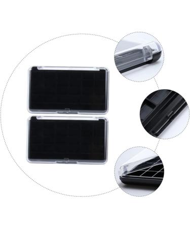 FOMIYES 4 Pcs 24 Empty Eye Shadow Box Eyeshadow Lipstick Plastic Case Cosmetic Case Magnetic Lipstick Box 11.5x6.7cmx2pcs As Shownx2pcs - Buy Online on GoSupps.com