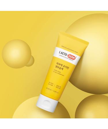 LACTO-DERM Probiotic Moisturizer Cream 3.38 fl. oz - Hydrating Face Cream with Lactobacillus Ceramide & Cholesterol for Dry Rough Skin - International Shipping Available - Buy Online on GoSupps.com