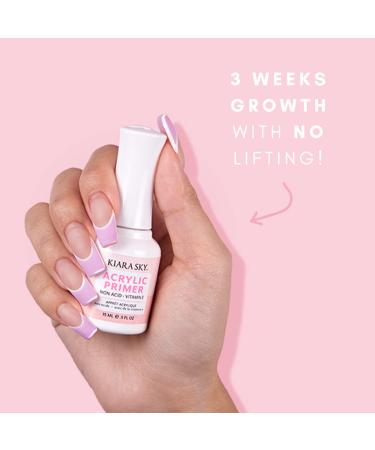 KIARA SKY Professional Nails Acrylic Essentials - Primer & Top Coat Duo (0.5 Fl Oz) | International Shipping Available - Buy Online on GoSupps.com