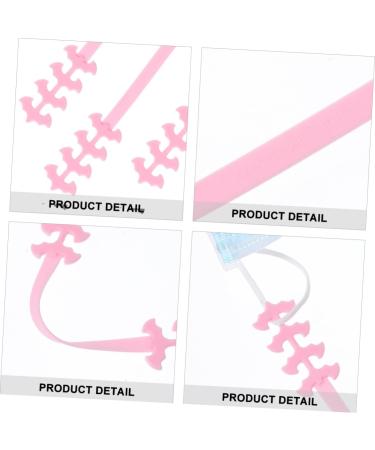 FOMIYES 20 STK Masking Hooks | Hand Protection Silicone Bands & Comfort Mask Ear Relaxers - Children's Face Mask Adaptation | Pink 19.5x2.5cm - Buy Online on GoSupps.com