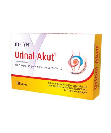 Urinal Akut 10 Tablets for Problems with Urinary / Cystitis / Prostate Problems