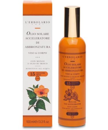 Oil Solar Accelerator Tan Face & Body SPF 15 100 ML - Buy Online on GoSupps.com