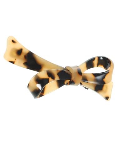 FRCOLOR Hairpin Acetate Hair Barrettes Tortoise Shell Hair Barrette Ponytail Holder Barrettes Automatic Hair Clip Hair Automatic Clasps Hair Grips Metal South Korea Dense Miss