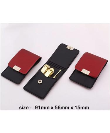 Manicure Set Pedicure Nail Art Tools Home Travel Beauty Tools Gold Nail Clippers Care Set in Leather Box Nail Art Tools (Black/Red) Manicure Nail Clippers Kit - Buy Online on GoSupps.com