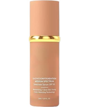 Self-Adjusting Foundation | 30ml 4-in-1 SPF 50 Tinted Foundation | Makeup for Oily Sensitive Mature Skin Types - Evening Date Dance Running Hiking - Buy Online on GoSupps.com