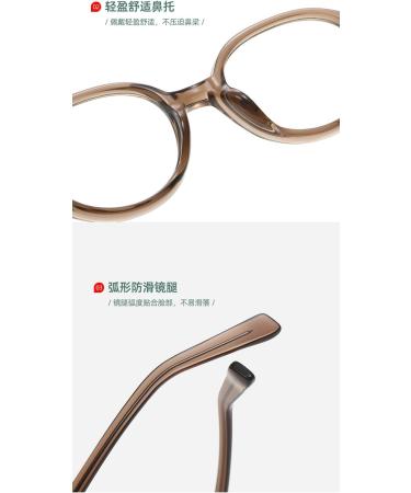 SERONI Blue Light Blocking Glasses for Women & Men - Anti UV Ray Oval TR90 Frame - Stylish Reading Glasses (47mm - Buy Online on GoSupps.com