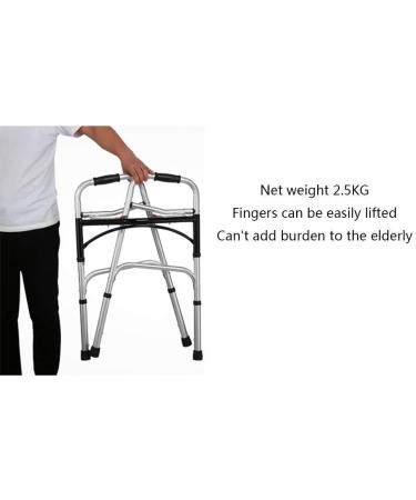 Walker 5" Wheels Rollator Walker Lightweight Adjustable 6lb Adult Walking Frame Folds for Easy Storage Transport Strong and Sturdy Good Times 1 - Buy Online on GoSupps.com