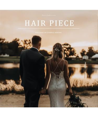 Jakawin Pearl Bride Wedding Hair Pins - Rhinestone Crystal Headpiece for Women - Bridal Hair Accessories HP179 - Buy Online on GoSupps.com