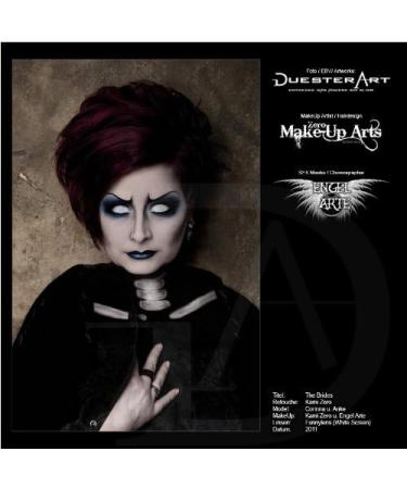 Buy Colored Black Crazy Contact Lenses - Demon Eyes for Halloween & Carnival | Free Lens Case Included - Buy Online on GoSupps.com