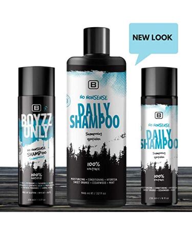 Natural Haircare Daily Shampoo - 32oz Refill | EWG Verified Organic Cruelty-Free Vegan Paraben & Sulfate Free - International Shipping Available - Buy Online on GoSupps.com