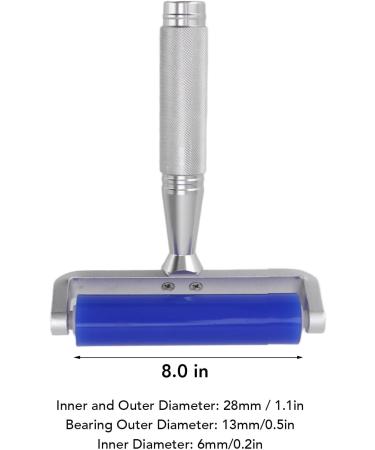 Eujgoov Rouleau Anti-Poussi re en Silicone Nettoyeur Manuel avec Poign e en M tal Rouleau Collant Statique pour l' pilation et Le Nettoyage de la Poussi re en Atelier Maison Cuisine (8 Pouces) - Buy Online on GoSupps.com