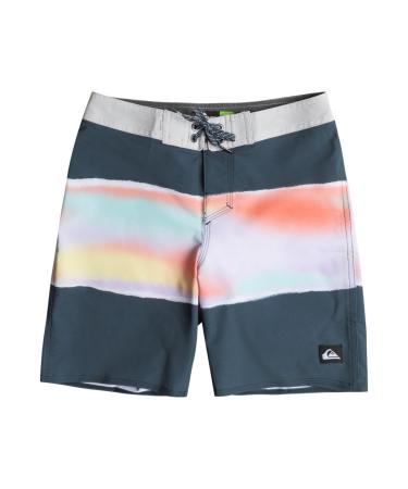 Quiksilver Boys Surfsilk Air Brush YTH 16 Boardshorts (1 Pack) 16 Years Midnight Navy