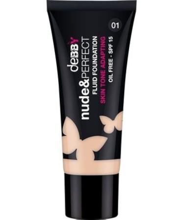 Debby DEBBY FLUID FOUNDATION NUDE & PERFECT 01