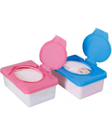 Wet Wipes Box Extractable Wet Wipes Box (Empty Box without Wet Wipes) 4pcs Red and Blue Suitable for 80pcs Wet Wipes Red4 - Buy Online on GoSupps.com