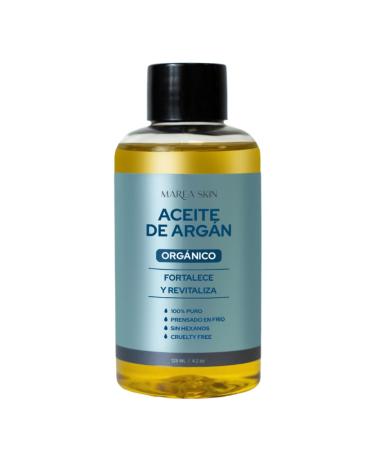 Argan Oil Cold Pressed 100% Pure and Certified Organic Hexane-Free Paraben-Free Fragrance-Free For Damaged Hair and Dry Skin | 90-Day Guarantee | Club Marea - 4.22 oz 4.22 Ounce / 125 ml